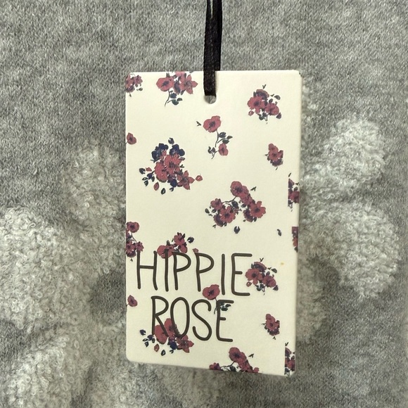 NWT Hippie Rose Gray White Good Vibes Sweater! Medium! NEW! - Picture 6 of 9
